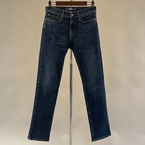 Hollister Men's Slim Straight Jeans Epic Flex Dark Wash Size W29/ L32